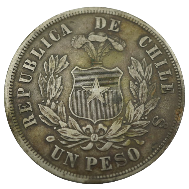 PESO AGUILA 1875 M.N - Imagen 2