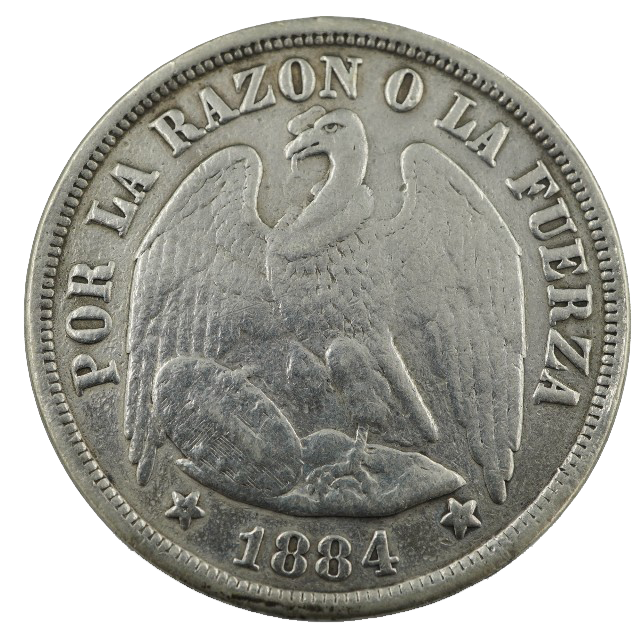 Peso Águila 1884
