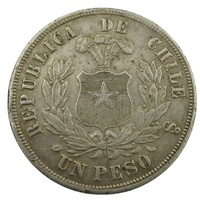 PESO AGUILA 1877 (sobre 7) - Imagen 2