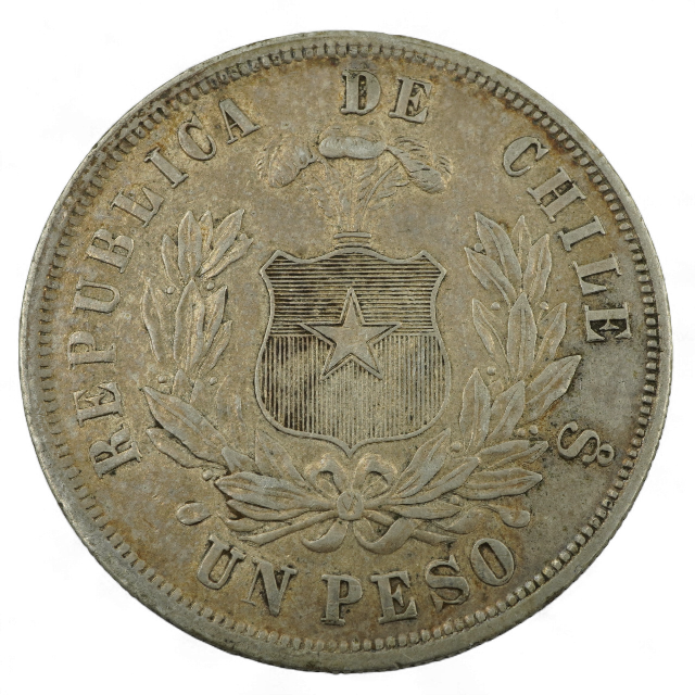 PESO AGUILA 1872 sobre 2 ( 72/2) - Imagen 2