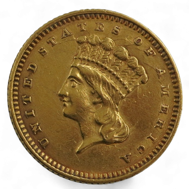 1 DOLAR ORO 1862