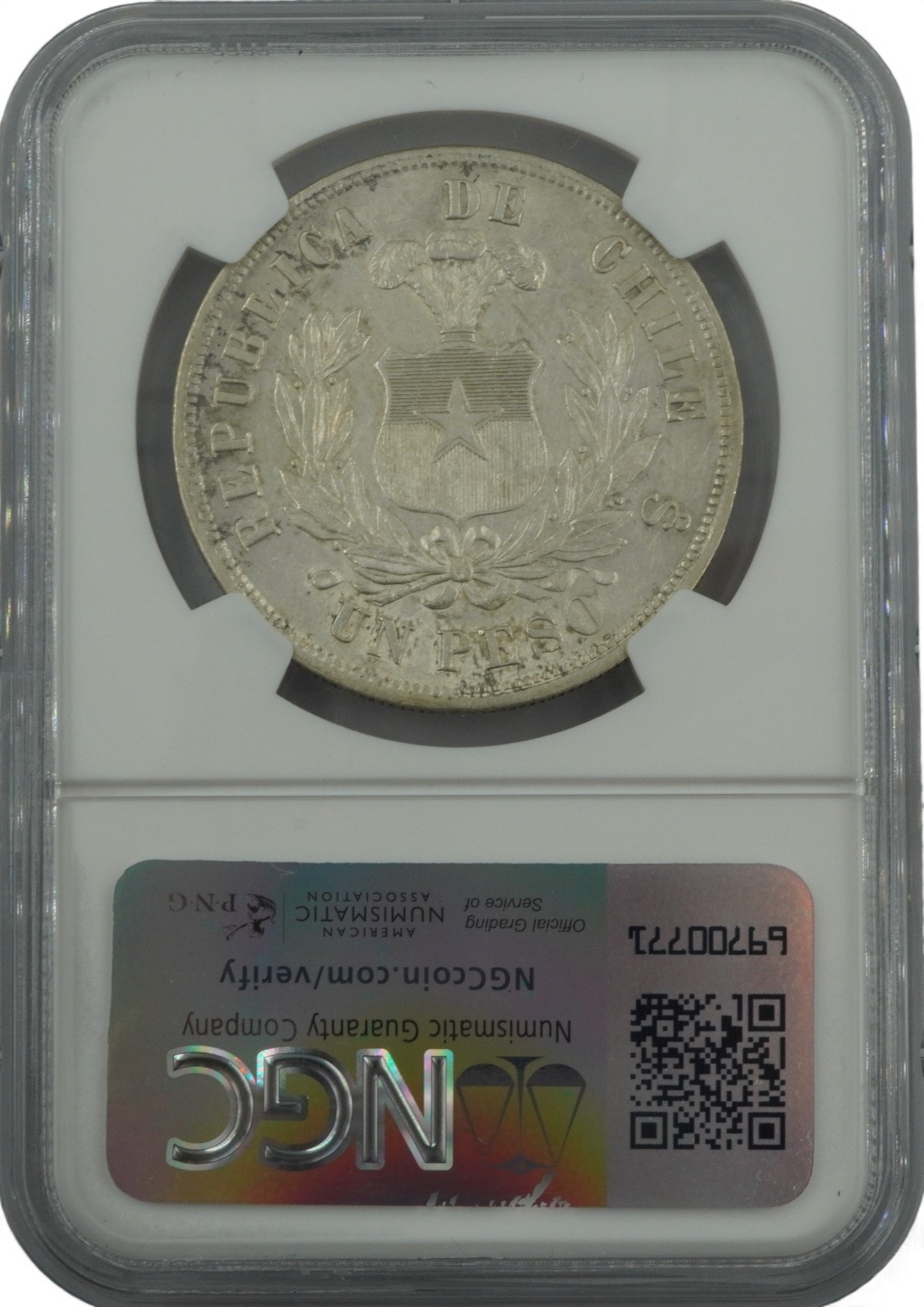 PESO AGUILA 1877 sobre 7 - Imagen 4