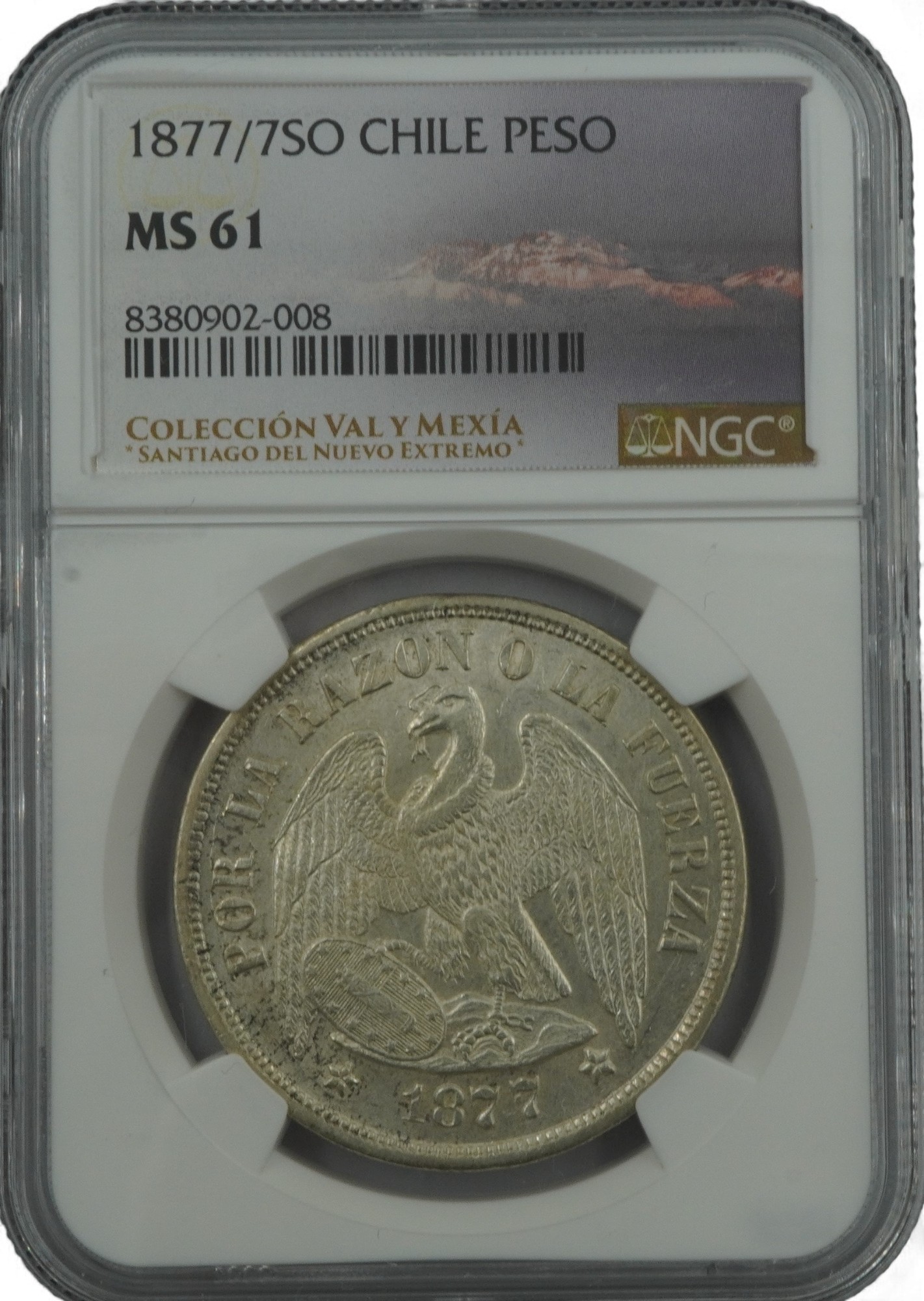 PESO AGUILA 1877 sobre 7 - Imagen 3