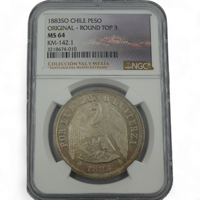 PESO AGUILA 1883 REDONDO - Imagen 3