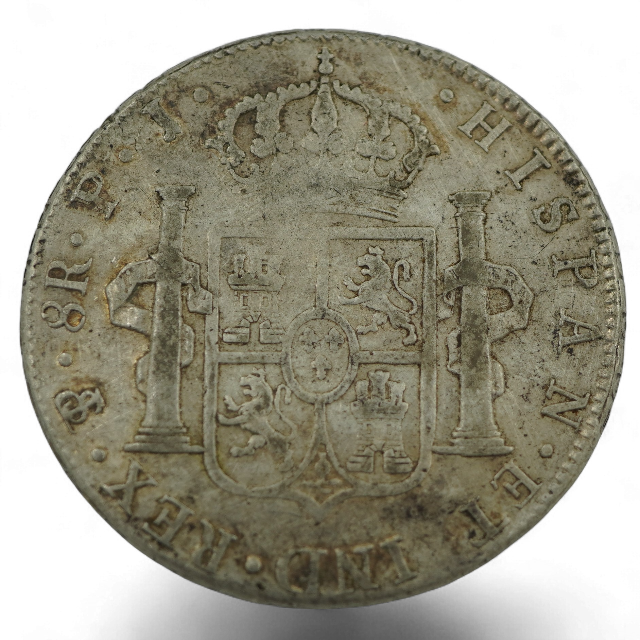 8 REALES 1806, POTOSI. - Imagen 2