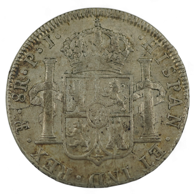 8 REALES 1817, POTOSI. - Imagen 2