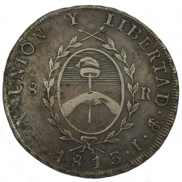 8 REALES 1813 J.C ARGENTINA