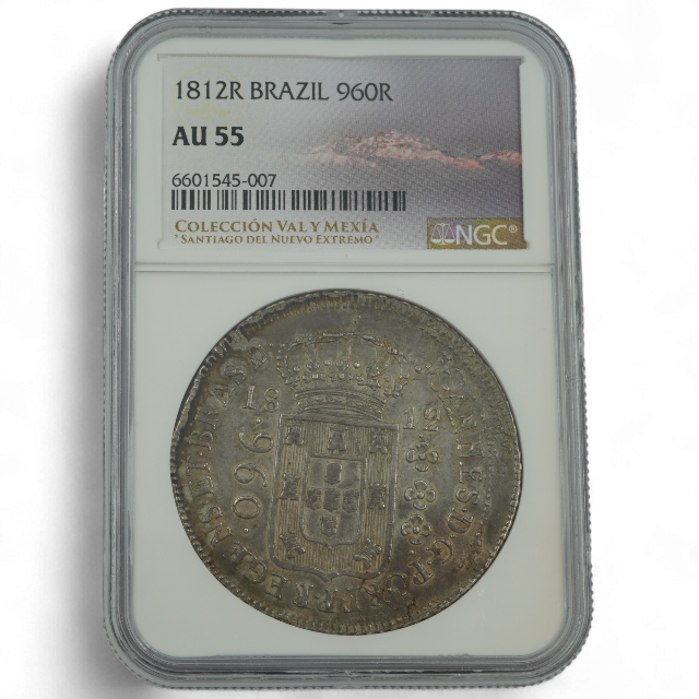 960 REIS 1812 BRASIL, SOBRE 8 REALES CHILE - Imagen 4