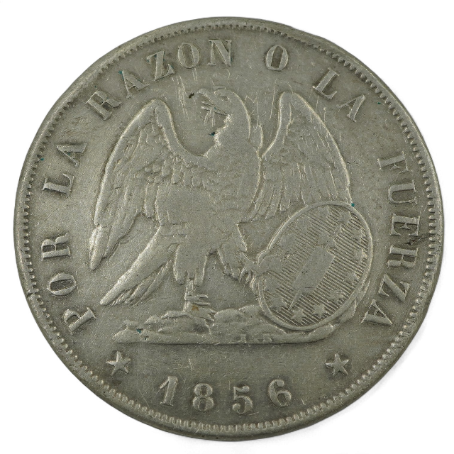UN PESO MONTT 1856