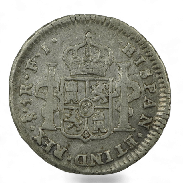 1 REAL 1807 SANTIAGO - Imagen 2