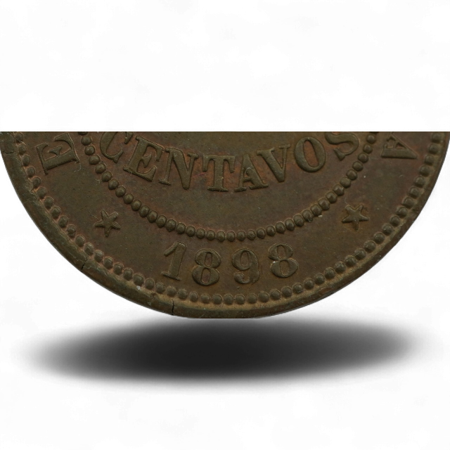 2 1/2 CENTAVOS 1898/88 - Imagen 3