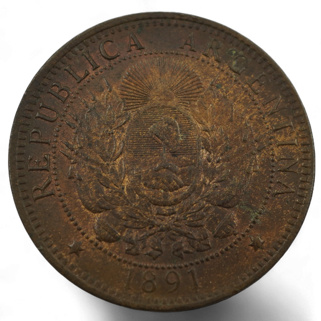 DOS CENTAVOS 1891 ARGENTINA