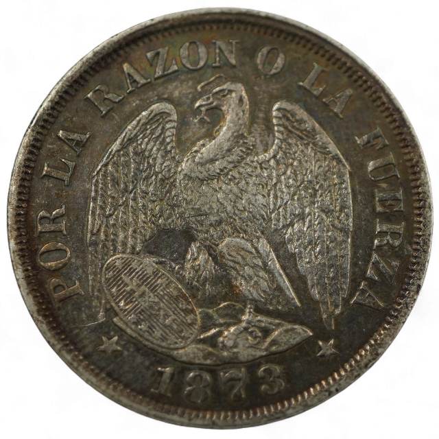 20 CENTAVOS 1873 SOBRE 2