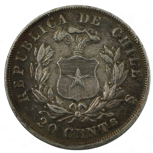 20 CENTAVOS 1873 SOBRE 2 - Imagen 2