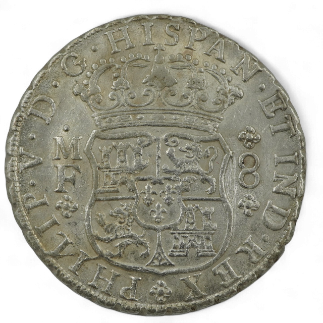 8 REALES COLUMNARIO 1740 - Imagen 2