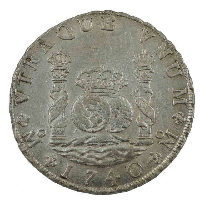 8 REALES COLUMNARIO 1740