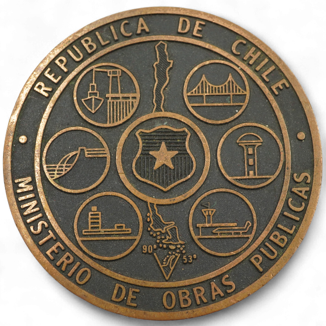 MEDALLA MINISTERIO DE OBRAS PUBLICAS 1887-1987