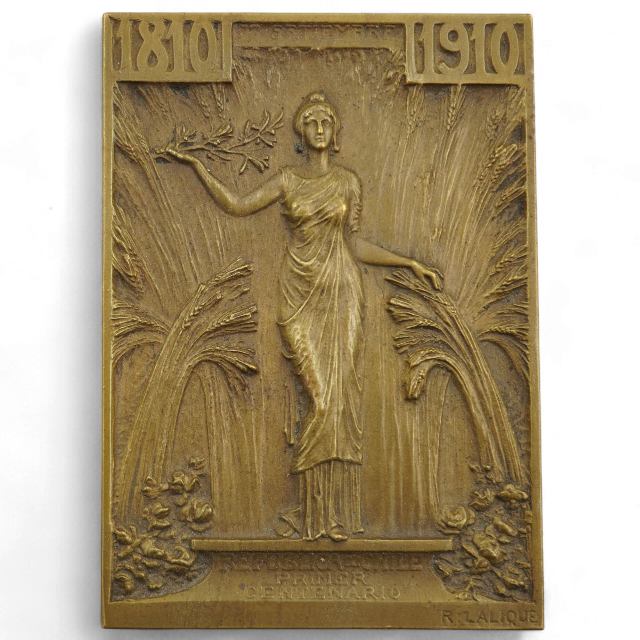 MEDALLA PRIMER CENTENARIO DE CHILE 1810-1910