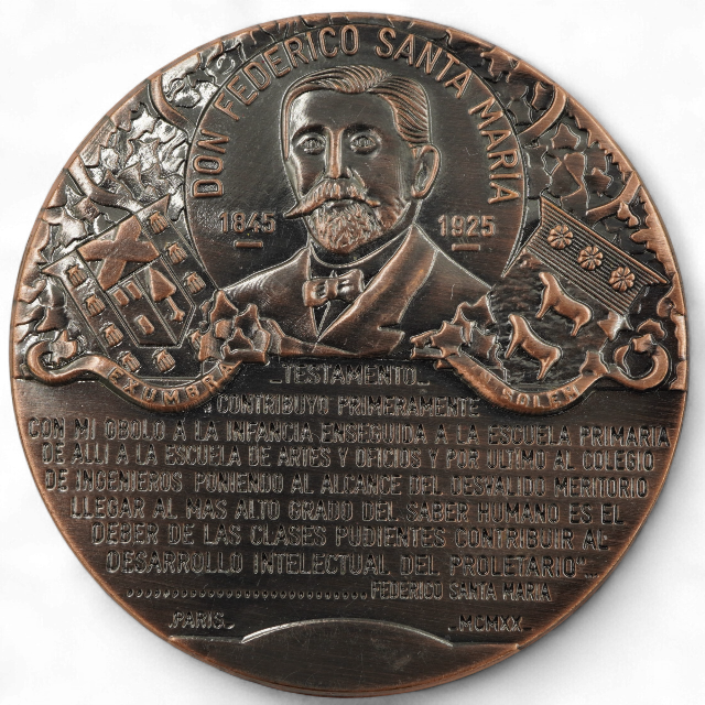MEDALLA UNIVERSIDAD FEDERICO SANTA MARIA