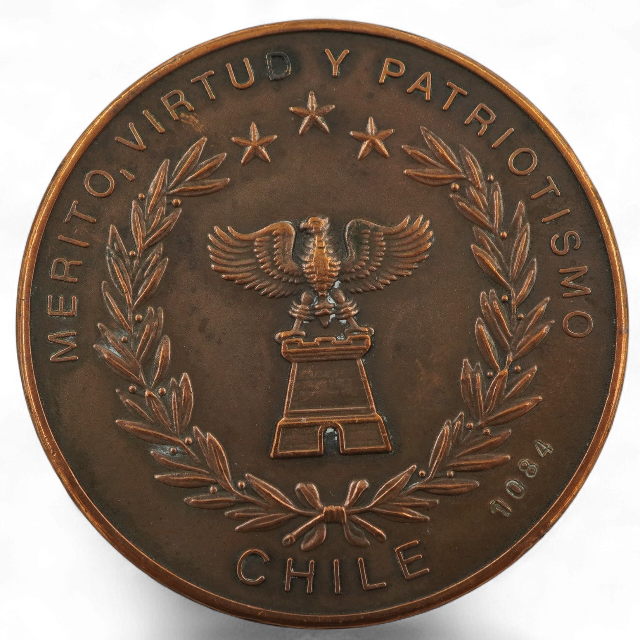 MEDALLA ESCUELA MILITAR L. BERNARDO O´HIGGINS - Imagen 2
