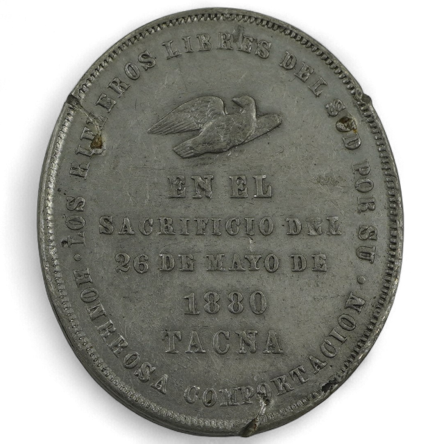 MEDALLA BOLIVIA 1880, TARAPACA.