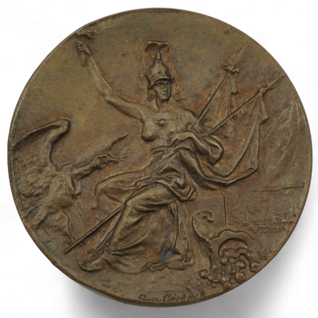 MEDALLA TRATADO PAZ CHILE-BOLIVIA 1904 - Imagen 2