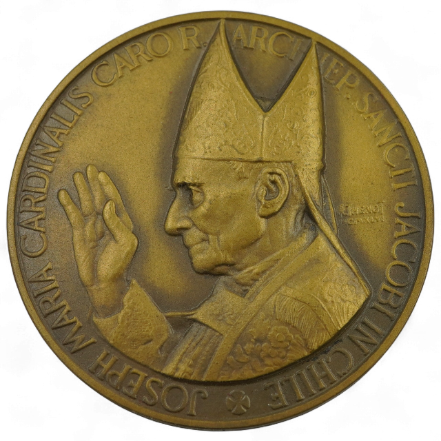 MEDALLA CARDENAL CARO 1946