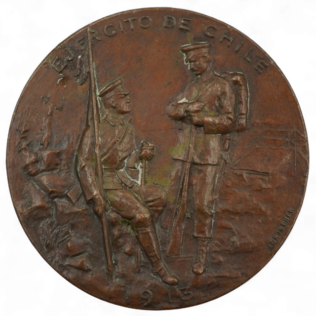 MEDALLA EJERCITO DE CHILE 1913