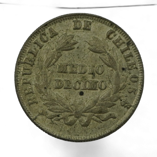 MEDIO DECIMO 1892 / 3 INVERTIDO - Imagen 4