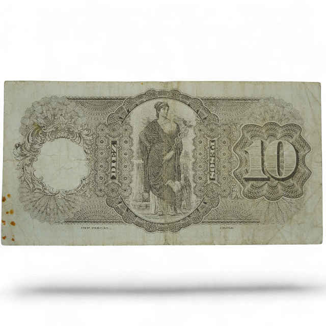 10 PESOS 10 DE DICIMBRE DE 1925 - Imagen 2