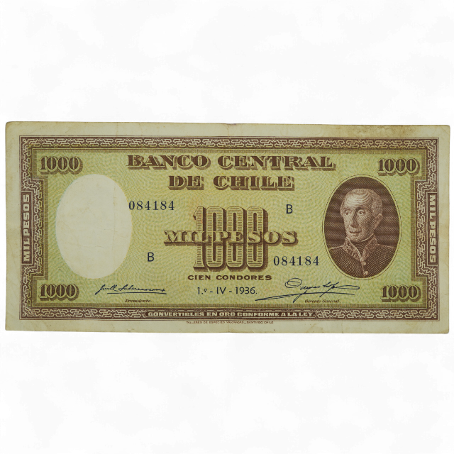 1000 PESOS 1.°-IV-1936