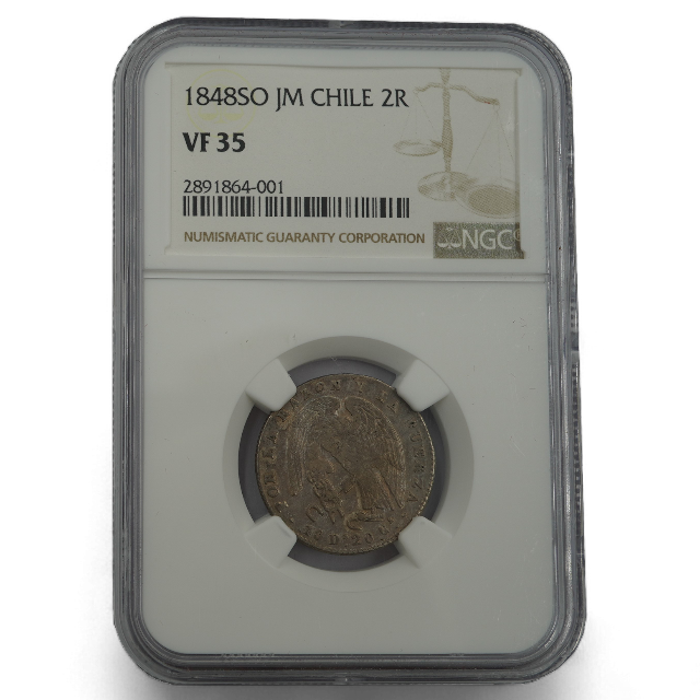 2 REALES 1848 - Imagen 4