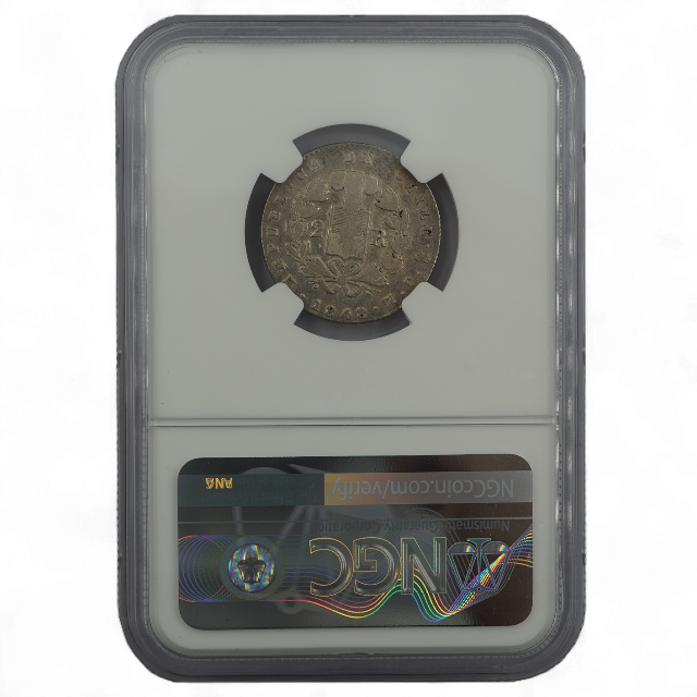 2 REALES 1848 - Imagen 2