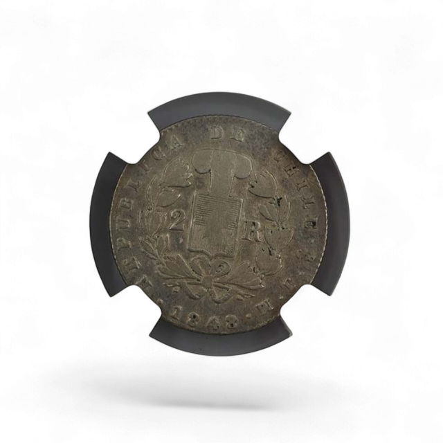 2 REALES 1848 - Imagen 3