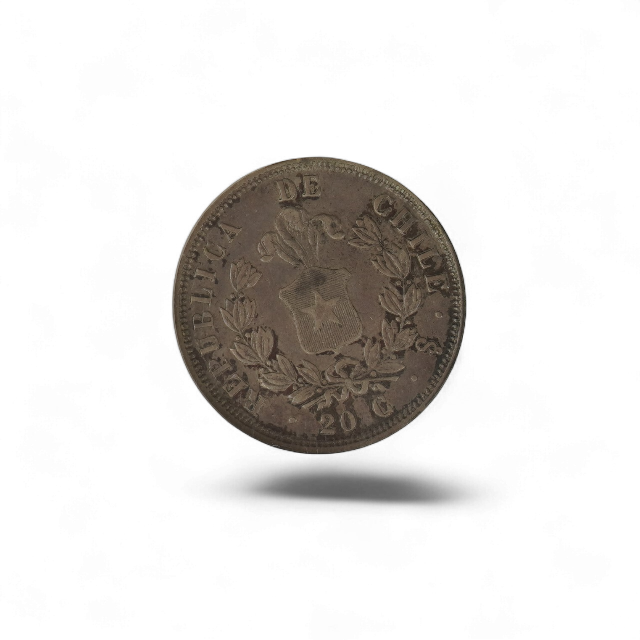 20 CENTAVOS 1861/5 - Imagen 2