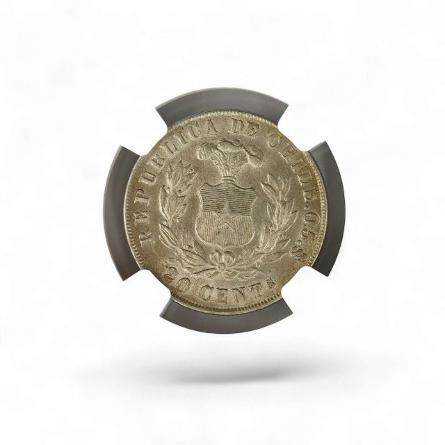 20 CENTAVOS 1880 - Imagen 3