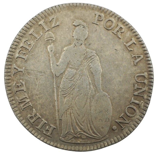 4 REALES 1836 PERÚ