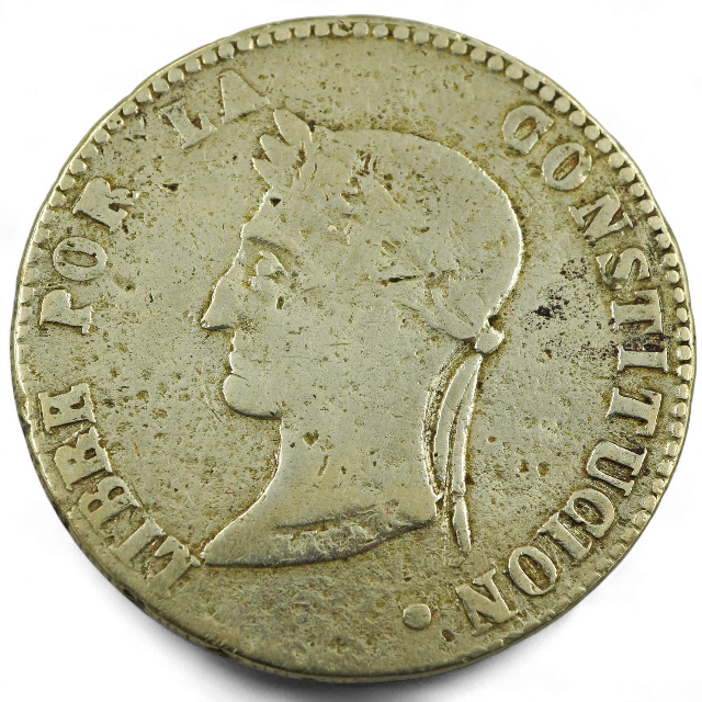 4 SOLES 1858, BOLIVIA. - Imagen 2