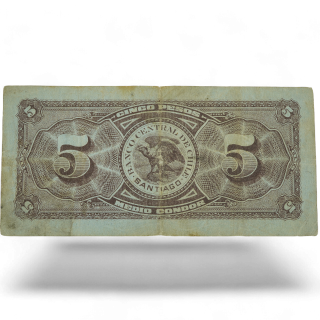 5 PESOS 10 DE JUNIO 1929 - Imagen 2