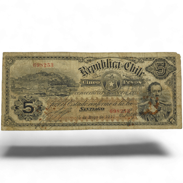 5 PESOS 15 DE MAYO DE 1917