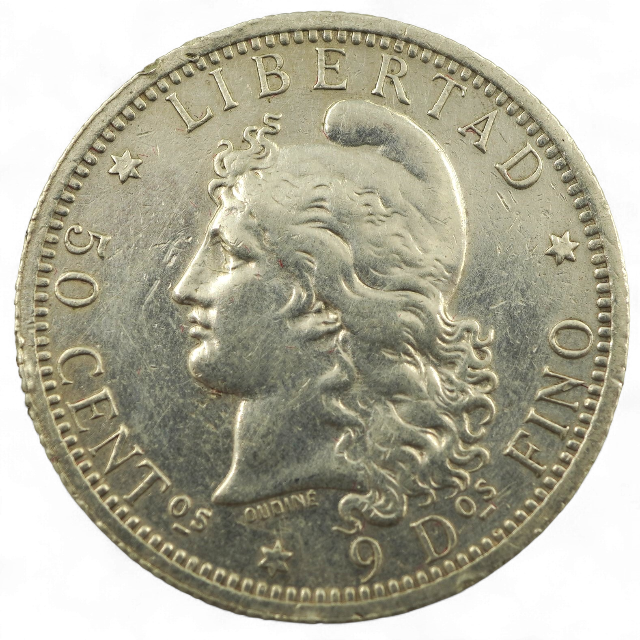 50 CENTAVOS 1883 ARGENTINA