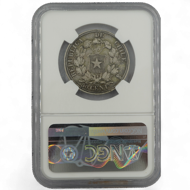 50 CENTAVOS 1866 - Imagen 4