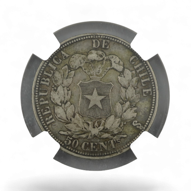 50 CENTAVOS 1866 - Imagen 3