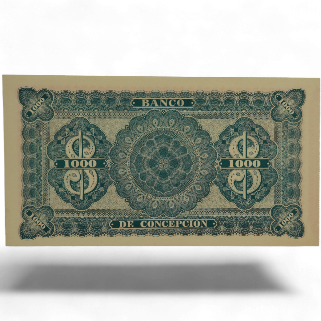 1000 PESOS BANCO DE CONCEPCION - Imagen 2