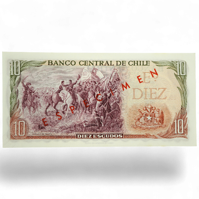 10 ESCUDOS ESPECIMEN - Imagen 2