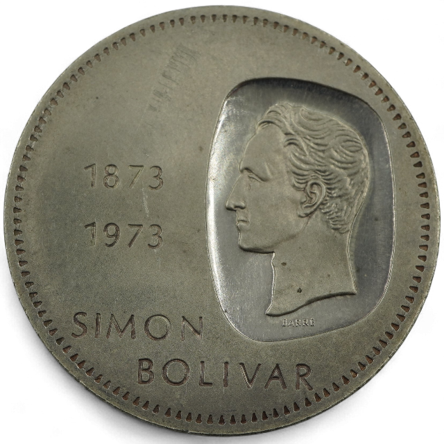 10 BOLIVARES 1973, VENEZUELA.