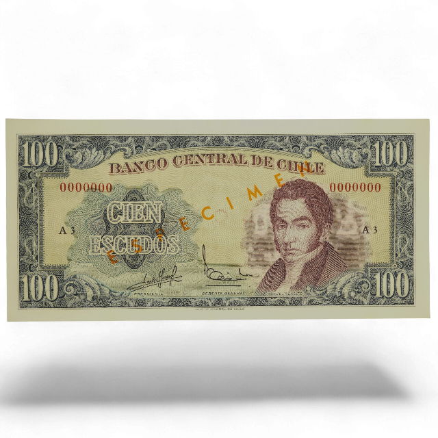 100 ESCUDOS ESPECIMEN