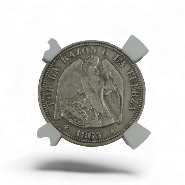 50 CENTAVOS 1863/2 CHILE
