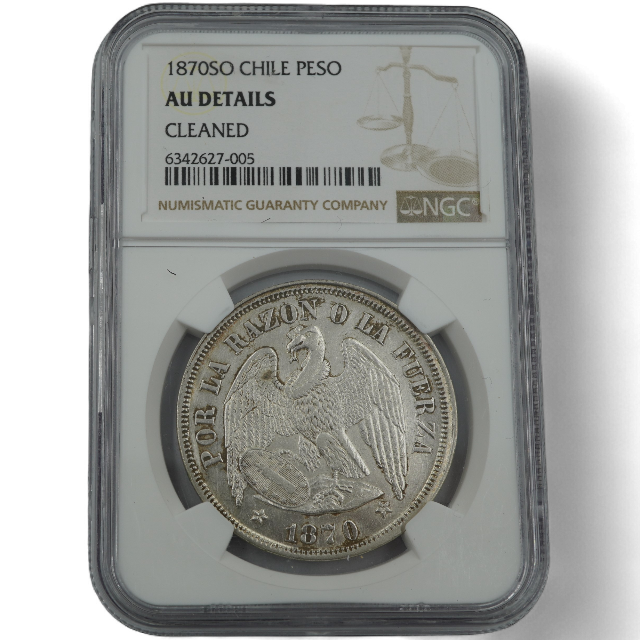 PESO AGUILA 1870 - Imagen 2