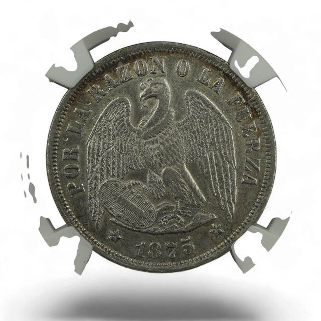 PESO AGUILA 1875/4 CHILE